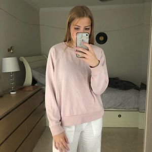 pink h&m sweatshirt